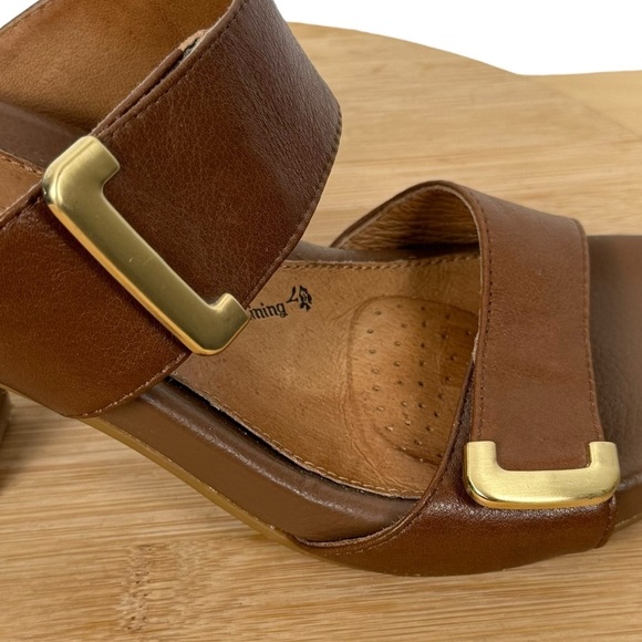 Söfft Brown Leather Block Heel Sandals – Size 9M - Picture 11 of 13